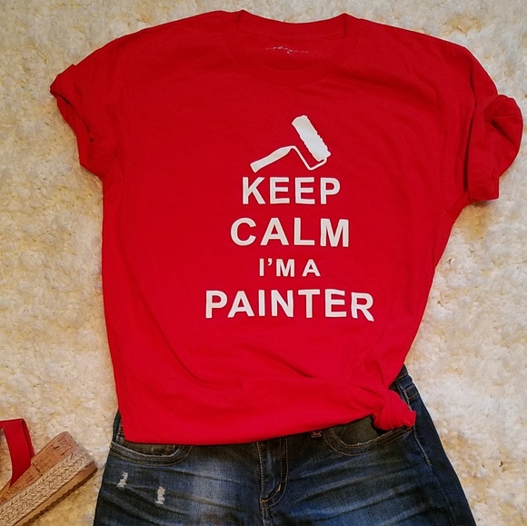 Cute " I am a painter" tee - Picture 1 of 4